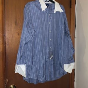 Paul Fredrick Men Button down Shirt size 17 1/2-34